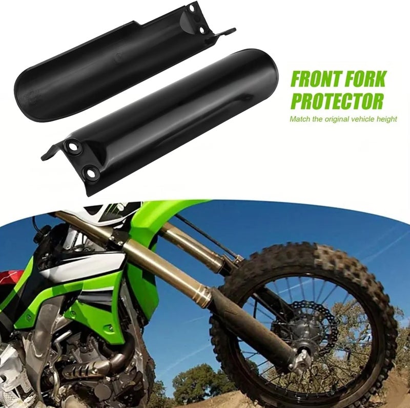 DREAM MOTION 2pcs Motorcycle 240mm Front Fork Guard Covers Dust Scratches Resistant Sleeves for Honda Posor 110 140 KAYO K1 K2 K3 Ducati SSR ATV Drit Pit Bike Suspension Covers - Image 2